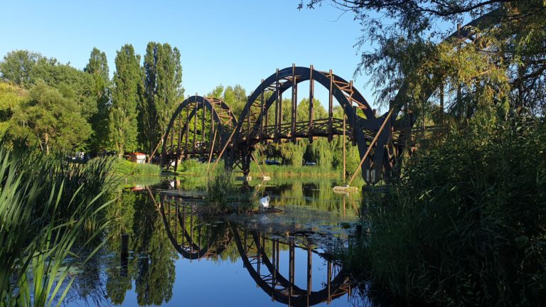 Brücke im Gebiet Kis Balaton