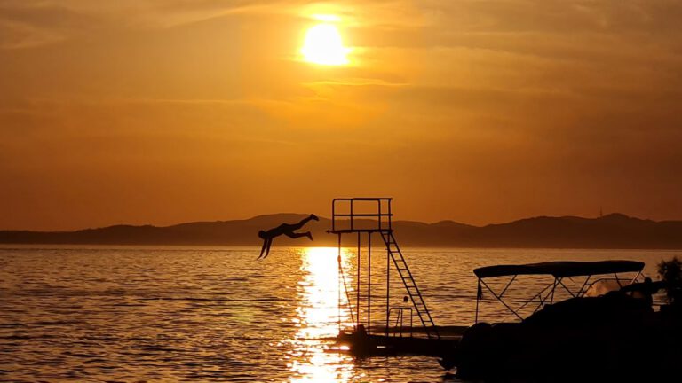 sonnenuntergank bei Filko in Kroatien